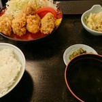 広浦 - 牡蠣フライ定食。