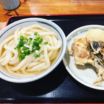 純手打ち讃岐うどん五郎 - あつあつうどん(小)¥400
      ミニちくわ＆こんぶ¥140
      たまご天¥100