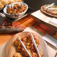 ブッフェレストラン「ブリッジ」 - ほうれん草のキッシュやパイ包みのクリームシチューやら、、温菜沢山
