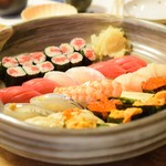 楽座 - 特上握り2人前