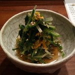Kotohajime - 水菜・セリのお浸し