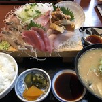 埼玉漁港 海鮮食堂 そうま水産 - ♪セリで買付！三代目刺身番長ランチ(ご飯大盛り)¥1080
