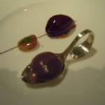 レ セゾン - 1.9.23　巨砲のお餅inショコラ、　ベリーのソルベ