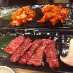 赤坂韓国料理・焼肉 兄夫食堂 - カルビ、上ミノ、ホルモン