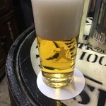 ビールスタンド重富 - 1度注ぎ 飲み口スッキリ余韻甘い。とても飲みやすい！