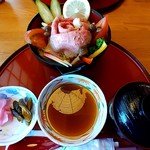 割烹　若鮨 - ローストビーフ丼(2018.10)
