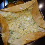 アーンドラ・ダバ - アーンドラ・オニオンチーズドーサ(1290円 税込)