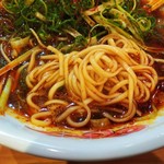 麺屋遼太郎 - 辛ねぎ麺の　麺の状態(2018.11.13)