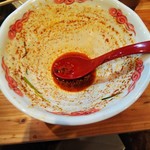 麺屋遼太郎 - スープまで全て飲み干しました(2018.11.13)
