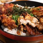 地球屋 - とりの甘辛丼　500円