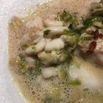 ラ ペ - 本日のお魚の料理、白子