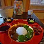 ぎおん徳屋 - 本わらび餅と本くず餅の合盛り1,300円