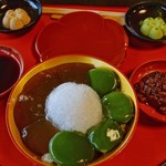 ぎおん徳屋 - 本わらび餅と本くず餅の合盛り1,300円