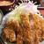 とんかつ 茅 - ロースカツ定食(1300円)