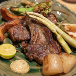 わいん食堂 Chez とし - 2018.11 オーストラリア産 ラムチョップステーキ（2,400円）