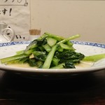 蛍 - 青野菜ニンニク生姜瞬間炒め780円
