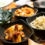 GU3F - 白菜キムチ、大根キムチ、もやしナムル、浅漬けキムチ、韓国のり