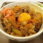 Sukiya - 牛丼のアップ