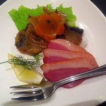 taku - さんまの南蛮漬けとカモロースト