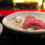 にくの匠 三芳 - お肉と松茸のしゃぶしゃぶ。香り満開♪