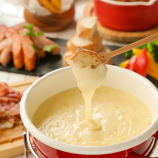 チーズフォンデュ食べ放題 飲み放題付き2時間プラン 全10品 クーポン利用で4000円 3500円 Baru Dining S3 渋谷センター街店 渋谷 バル バール 食べログ