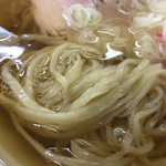 青竹手打ラーメン 日向屋 - 不揃いな麺。でも美味しいの