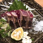 SAKE BAR サカナノトモ - 土佐鰹の塩たたき