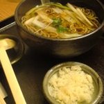 すし土風炉 - ねぎ蕎麦