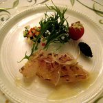 フランス料理 ル・トリアノン - ['08/11]カワハギのカルパッチョ
