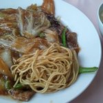 汪さん - 五目やきそば麺アップ