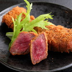 Large serving of beef cutlet! Add one piece (120g)