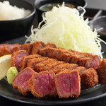 Thick-sliced rare beef cutlet set (large) 240g
