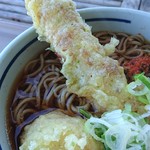 そば処 信濃 - ちくわ天＆味玉天   アップ