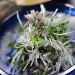 美国観光ハウス - 大根のサラダ　アップ。