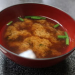 美国観光ハウス - お味噌汁。