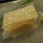 美国観光ハウス - イカのお刺身　アップ。