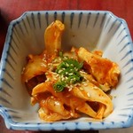 もつ焼き つみき - ガツキムチ280円(税抜)