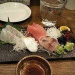 肴屋しんたく - あっと言う間に焼酎の登場（笑）