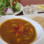 food therapy cafe MANA - 薬膳玄米カレーセット　￥1,600