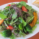 food therapy cafe MANA - 山盛りハーブサラダセット　￥1,300