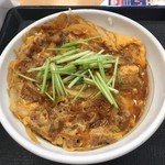 なか卯 - 牛肉のたまごとじ丼、つまり他人丼というやつだすわ