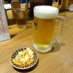 Namba Sennichi Mae Kamatake Udon - 生ビール