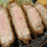 熟成豚 かわむら - 断面