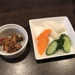 熟成豚 かわむら - 佃煮と漬物