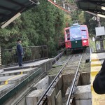 熟成豚 かわむら - 滋賀側からケーブルカー