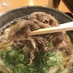 うどんの店麺や那珂川 - たっぷりの肉に感動