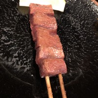 鳥茂 - 軽く炙った生レバー