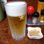 Ramemmasaru - 生ビールはおつまみ付