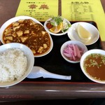 中華料理　幸莱 - 麻婆豆腐定食ランチセット