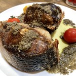 ナガタ店 - ハチビキ（赤鯖）のソテー、タプナードソース掛け